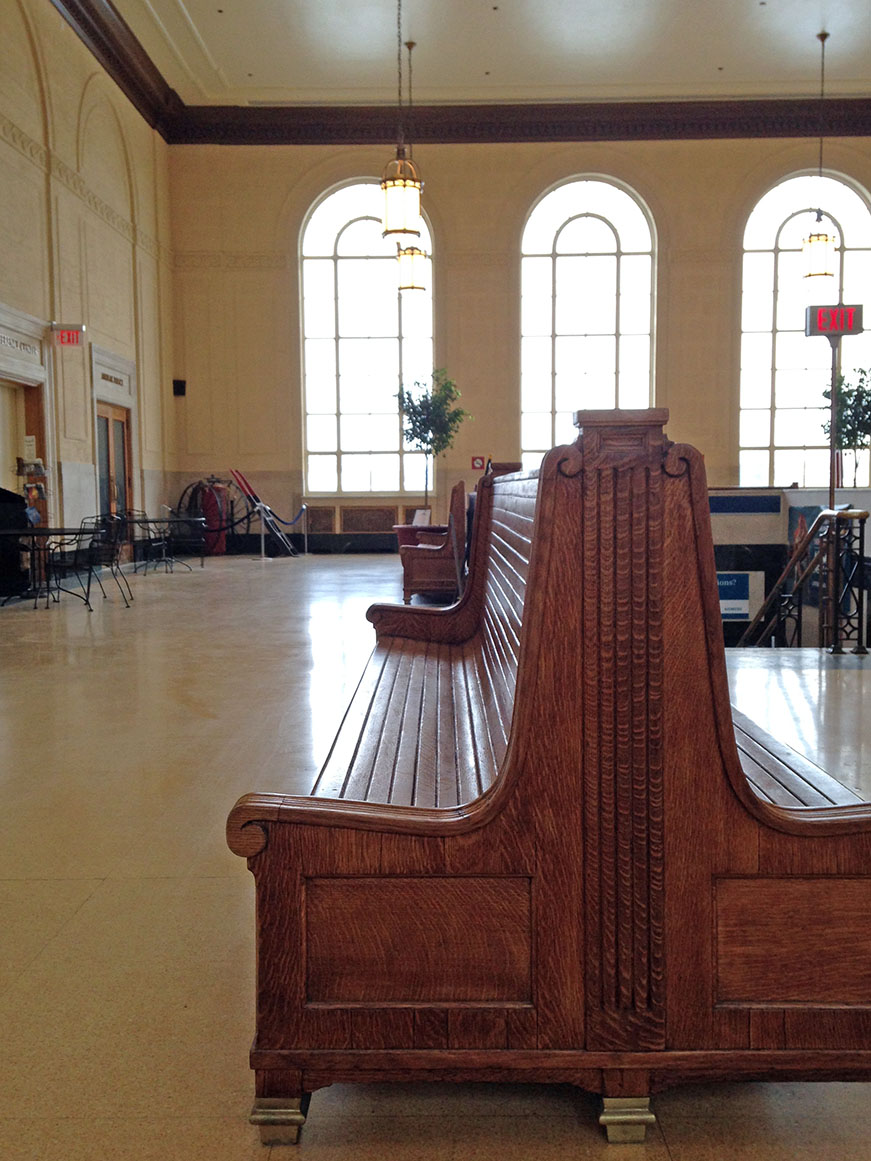 Lancaster train station main hall