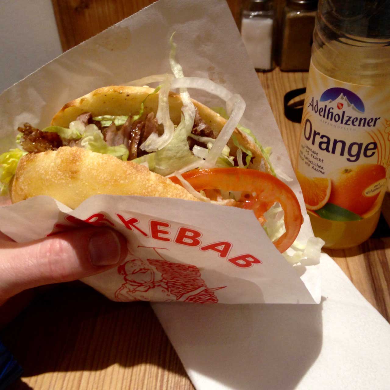 Kult Kebap sandwich