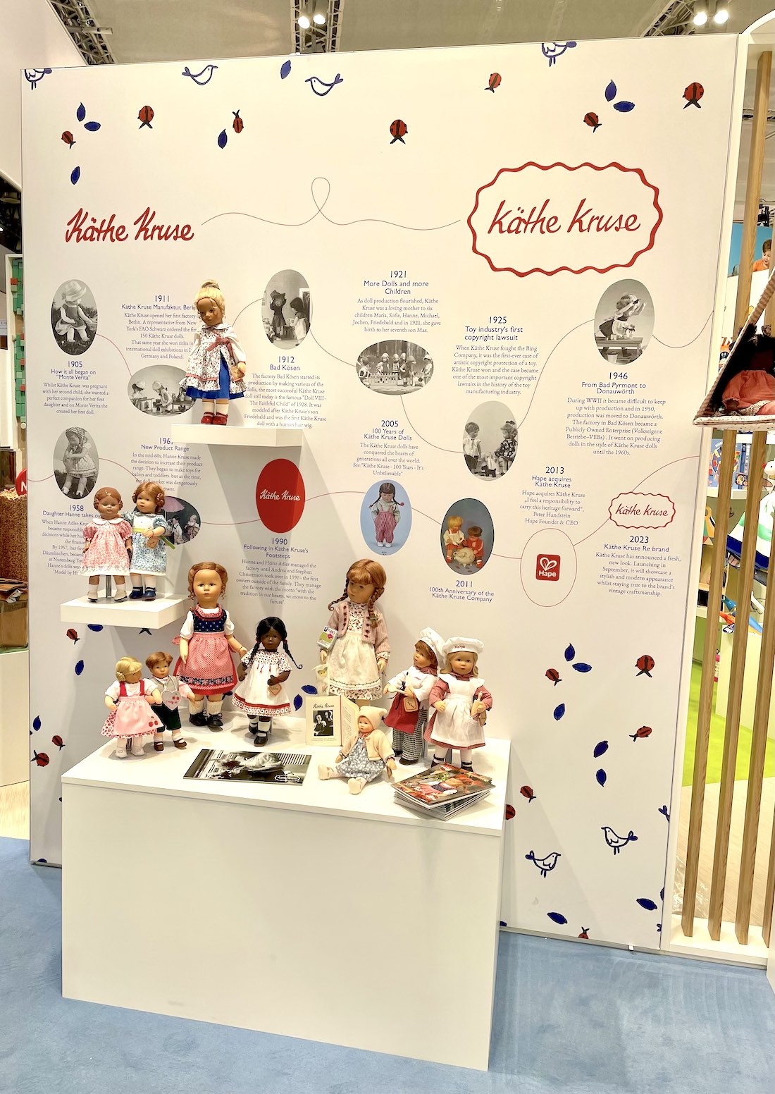 Kathe Kruse history display board