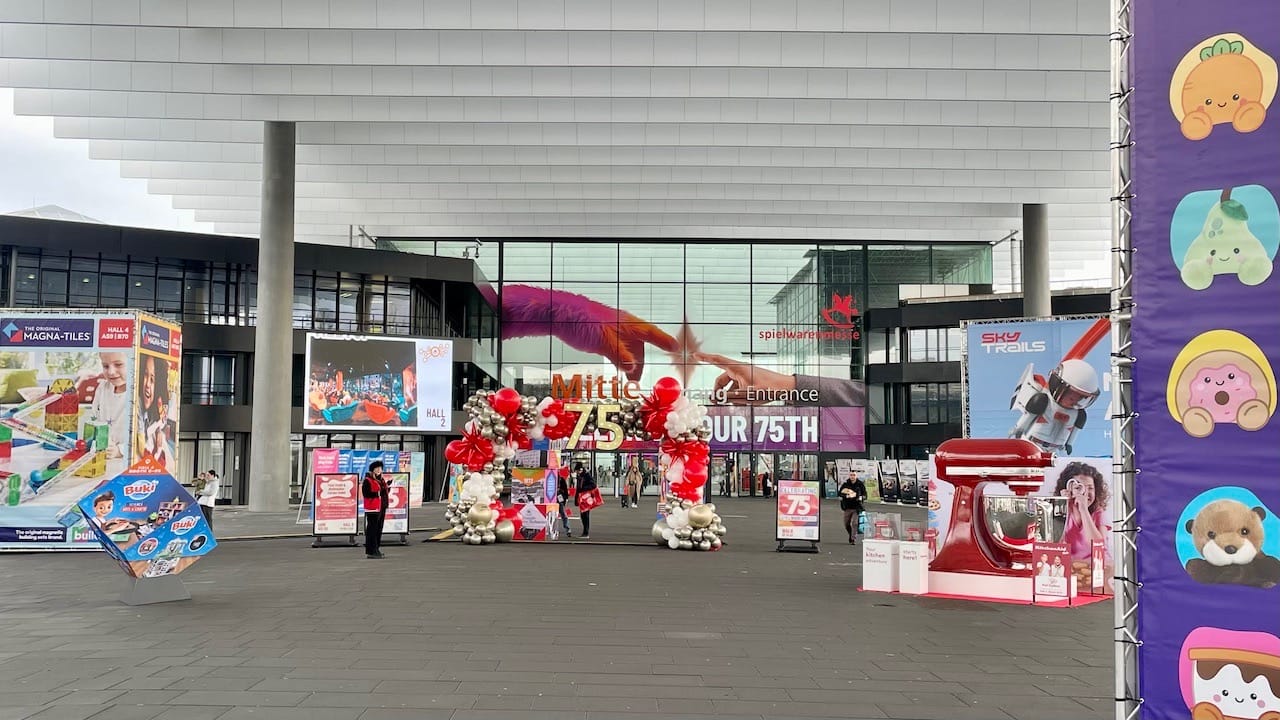 Entrance to the 75th Nuremberg Toy Fair